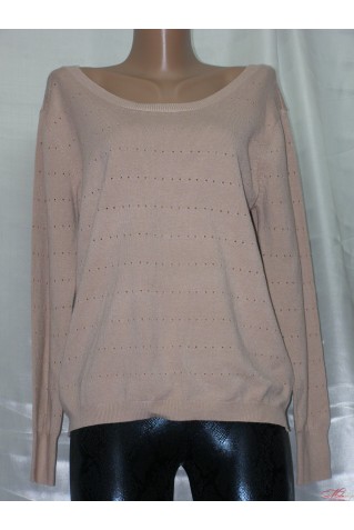 Женская кофта с бантом на спине